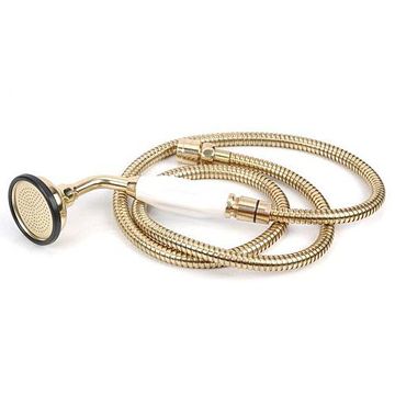 BRASS HANDHELD SHOWER & 5 HOSEimage