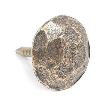 7/8 ANTQ BRASS RND HMMRD CLAVO  PK/6image
