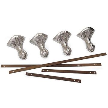 MATTE NCKL CLAWFOOT CRADLEimage