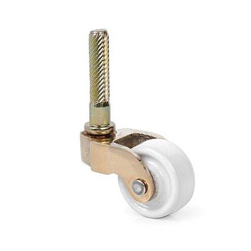 PORCELAIN WHEEL CASTER STEMMED  SET/4image
