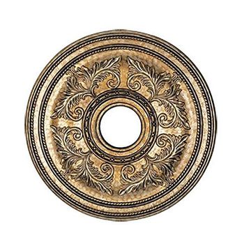 VINTAGE GOLD LEAF CEILING MEDALLION 22 *DS*image