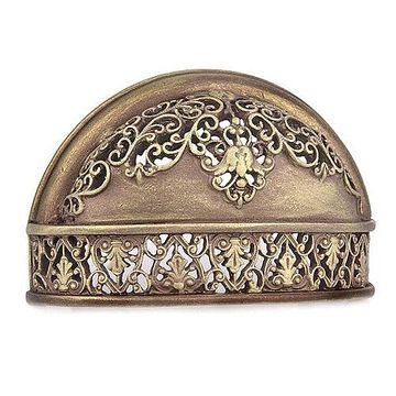 ANTQ BRASS JULIANE GRACE 3 BORING CUP PULLimage