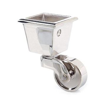 POL NCKL 1 1/4SQUARE CUP CASTER SET/4image