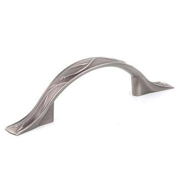 3 & 3 1/2 BORE VINTAGE NICKEL ART NOUVEAU PULLimage