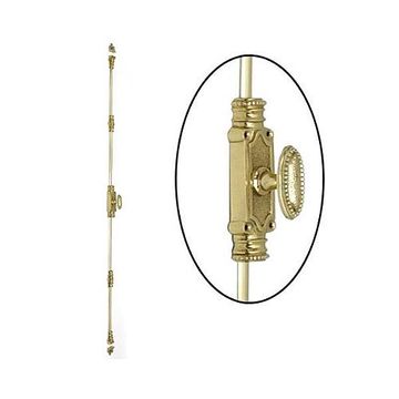 POL BR BEADED CREMONE BOLT SETimage