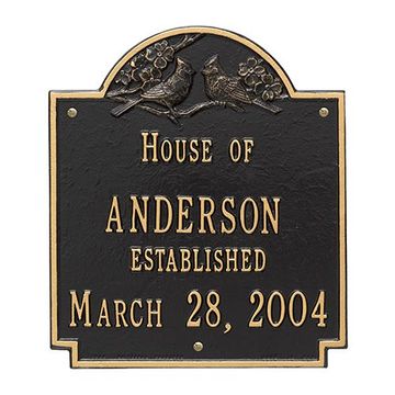 BG CARDINAL WEDDING PLAQUE  *DS*image