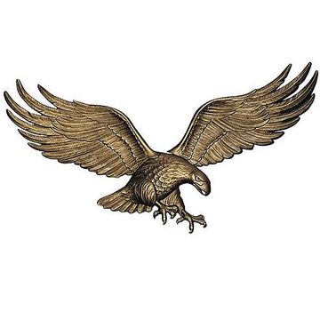 29ANTQ BRASS ALUMINUM WALL EAGLE *DS*image