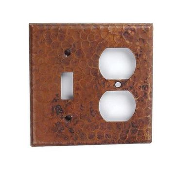 SWITCH W/DPLX CPPR SWITCH PLATE--ORB FINISH  *DS*image
