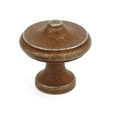 ANTQ RUST IRON KNOB 15/16 TOP DIAimage