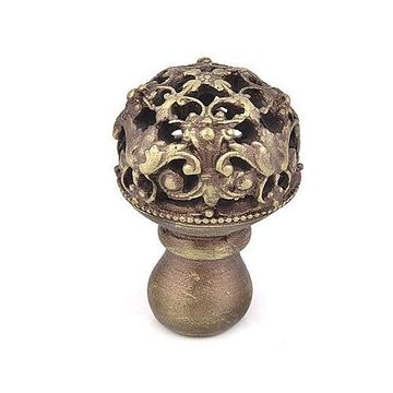 ANTQ BRASS JULIANE GRACE KNOB 1 3/16image