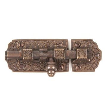 ANTQ BRASS SLIDING BOLT LATCHimage