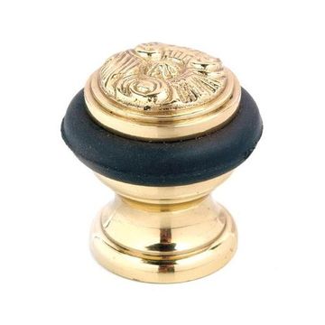 POL BRASS FLOOR MOUNT DOOR STOPimage