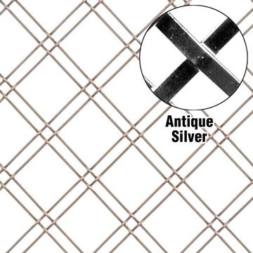 18X48 ANTQ SILVER GRILLEimage