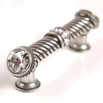 Carpe Diem Cache Large Pull With Swarovski Crystals.3image