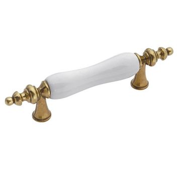 Belwith Keeler Tranquility Pull With Concave White Insertimage