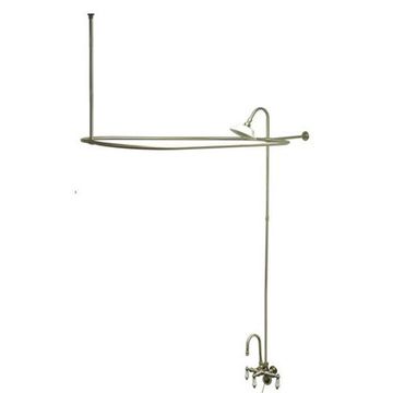 Vintage Hi-Rise Gooseneck Shower Package - Porcelain Leverimage