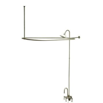 Vintage Hi-Rise Gooseneck Shower Package - Porcelain Leverimage