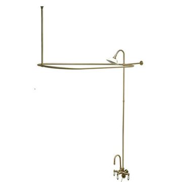 Vintage Hi-Rise Gooseneck Shower Package - Porcelain Leverimage