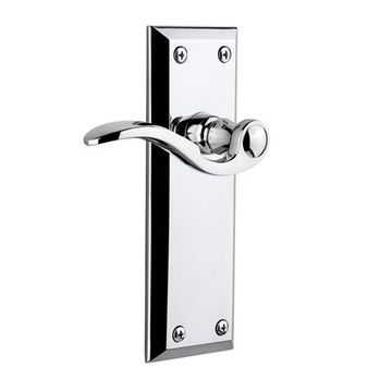 Grandeur Fifth Avenue Single Dummy Interior Door Set With Bellagio Leverimage