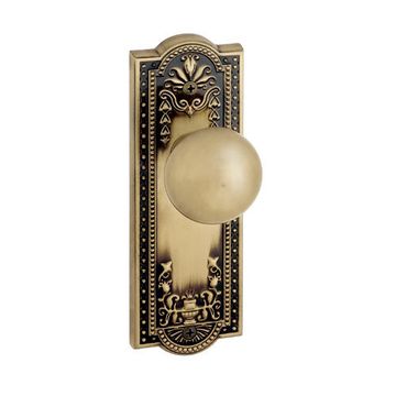 Grandeur Parthenon Single Dummy Interior Door Set With Fifth Avenue Knobimage