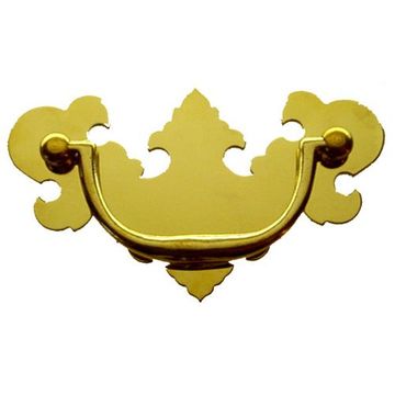 Restorers Classic Chippendale Brass Bail Pullimage