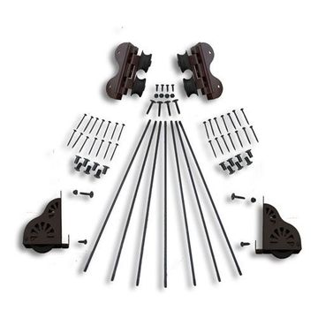 Quiet Glide Braking Swivel Rolling Library Ladder Hardware Kitimage