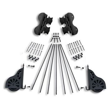 Quiet Glide Swivel Rolling Library Ladder Hardware Kitimage