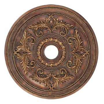 Livex Lighting Prefinished 30 1/2 Inch Acanthus Ceiling Medallionimage