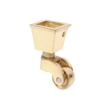 BRASS SQUARE CUP CASTERimage