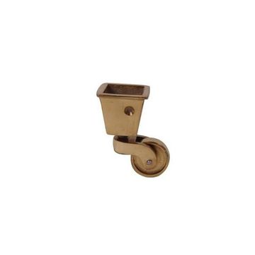 BRASS SQUARE CUP CASTER 1 1/4 DIA.image