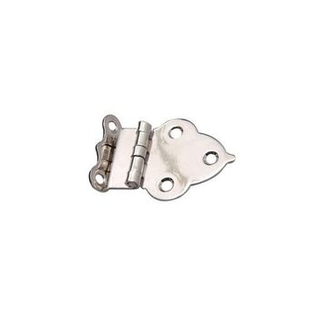 NICKEL PLATED BRASS HINGE 3/8 OFFSETimage