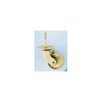 BRASS THREADED CASTER OH-3 1/2 OW-1 1/2image