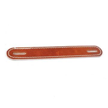 8 1/2MED BROWN TRUNK HANDLE  *STITCHED*image