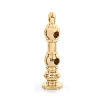 BRASS DOUBLE CENTER FINIALimage