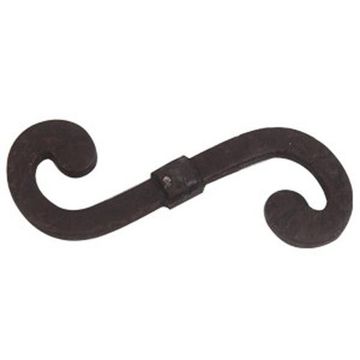 OIL BLACK IRON SHUTTER SCROLL 5 1/2X2image