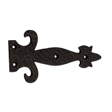 6OIL BLACK TUSCAN STYLE IRON STRAP       W-3 1/8image