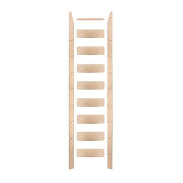 Quiet Glide Library Ladder Unassembled & Unfinishedimage