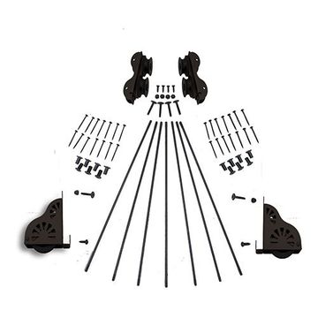 Quiet Glide Braking Rolling 20 Inch Library Ladder Hardware Kitimage