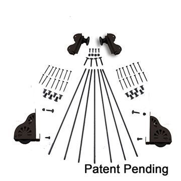 Quiet Glide Braking Rolling Hook 20 Inch Library Ladder Hardware Kitimage