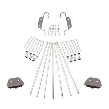 Quiet Glide Double Hook Non-Skid 20 Inch Ladder Hardware Kitimage