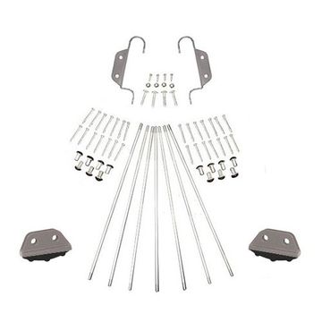 Quiet Glide Double Hook Non-Skid 20 Inch Ladder Hardware Kitimage