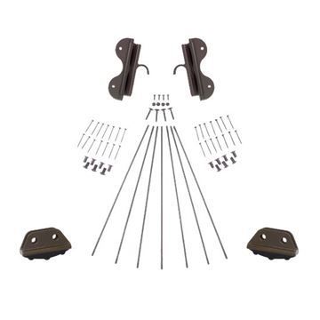 Quiet Glide Non-Skid Feet 20 Inch Ladder Hardware Kitimage