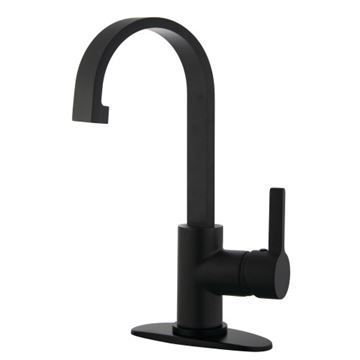Fauceture Continental Gooseneck Single Hole Bathroom Faucetimage