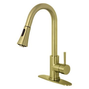 Gourmetier Concord Single Lever Pull Down Kitchen Faucetimage