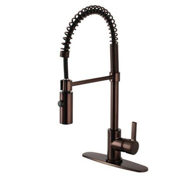 Gourmetier Continental Single Handle Pre-Rinse Kitchen Faucetimage