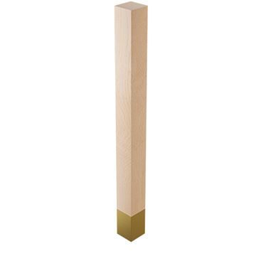 Designs of Distinction 3 x 35 1/4 Square Leg - Tall Brass Sleeveimage