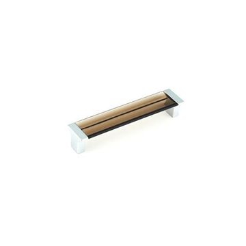 Schaub Positano Chrome Smoke Cabinet Pullimage