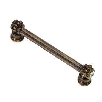 Carpe Diem Cache 3 Inch Flared Foot Pull & 2 Clear Swarovski Crystalsimage