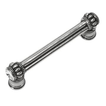 Carpe Diem Cache 3 Inch Flared Foot Pull & 2 Clear Swarovski Crystalsimage