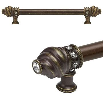 Carpe Diem Cache Smooth Pull with Clear Swarovski Crystalsimage